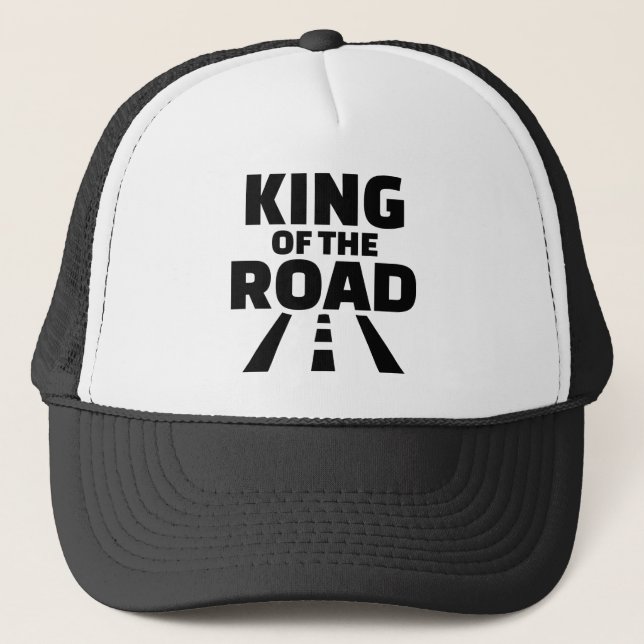 Casquette Trucker roi de la route (Devant)