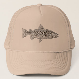 Casquette Trucker Truite Fario Plein