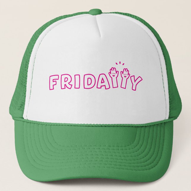 Casquette Truckin jusqu'au vendredi (Devant)