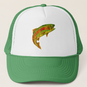 Casquette Truite arc-en-ciel feuille Aspen 5