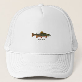 Casquette Truite de ruisseau (intitulée)