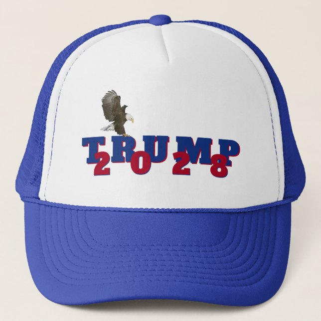 Casquette Trump 2028 Avec Aigle Bald (Devant)