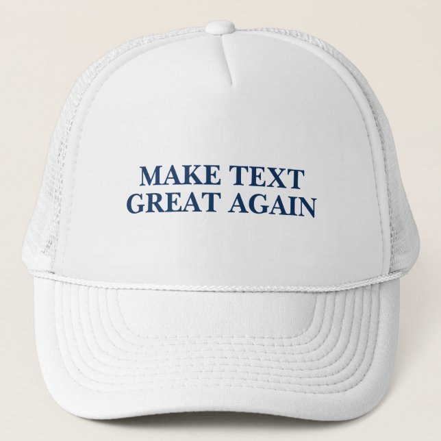 Casquette Trump - Ajoutez votre propre Slogan (Devant)