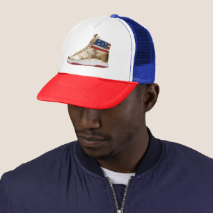 Casquette Trump Baskets / Ne jamais abandonner les hauts som