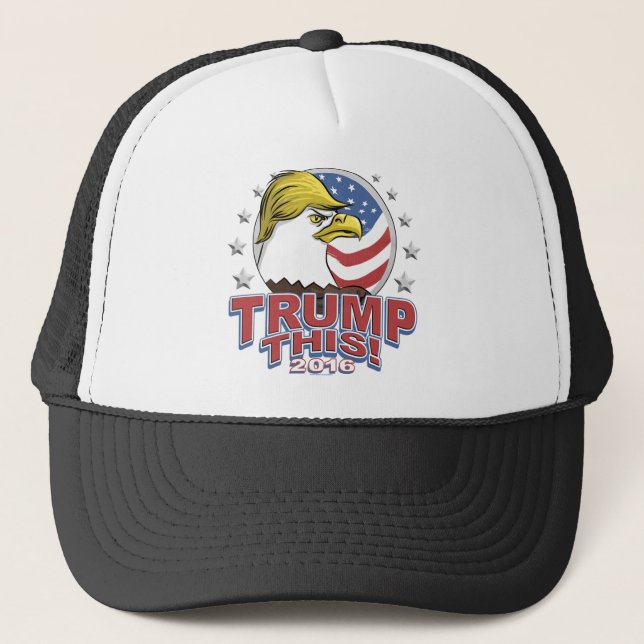 Casquette Trump Cette année 2016 pas si chauve que ça (Devant)