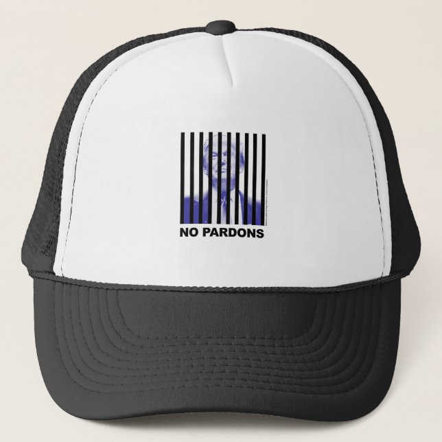 Casquette Trump derrière les barreaux - Pas de pardon 2 (Devant)