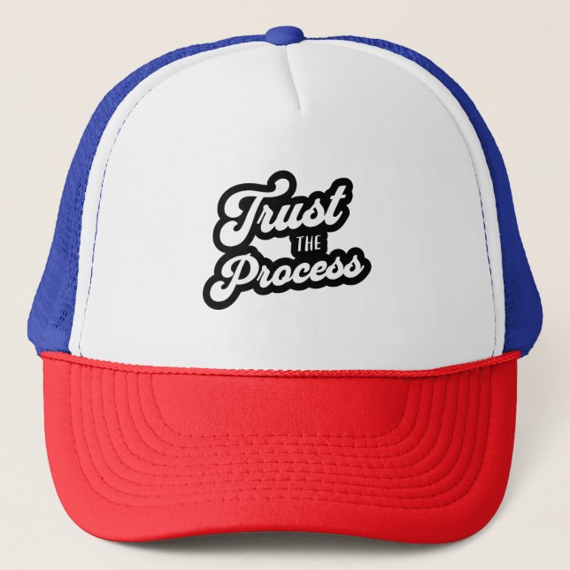 Casquette Trust The Process Trucker Hat (Devant)