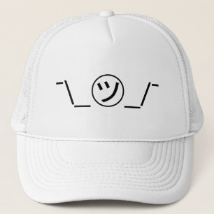 Casquette Tsu Kana Shrug Emoticon -\_ ㋡_/+Japonais Kaomoji