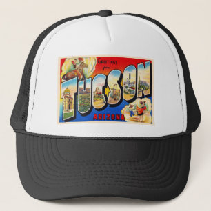 Casquette Tucson Arizona AZ Vintage Grande Lettre Carte post