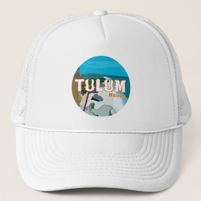 Casquette Tulum Mexique Grande idée cadeau (Devant)