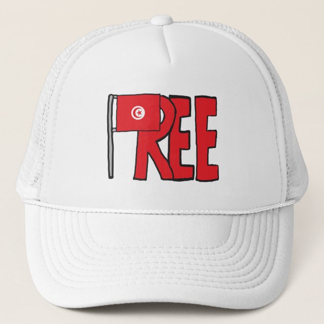 Casquette Tunisie libre (Devant)