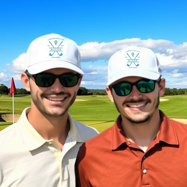 Casquette Turquoise Classic Golf Club Nom (Créateur téléchargé)