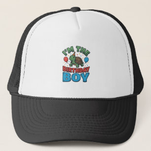 Casquette Turtle garçon d'anniversaire conception de chemise