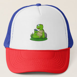 Casquette Turtle Reading Book