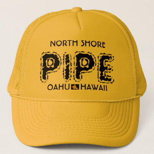CASQUETTE TUYAU DU NORD OAHU HAWAÏ DE RIVAGE