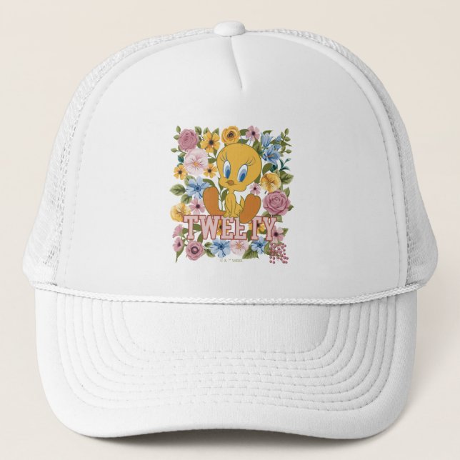 Casquette TWEETY™ Floral Embroidery Graphic (Devant)