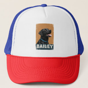Casquette Typographie Cool simple et moderne Nom et photo