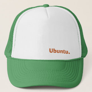Casquette Ubuntu.