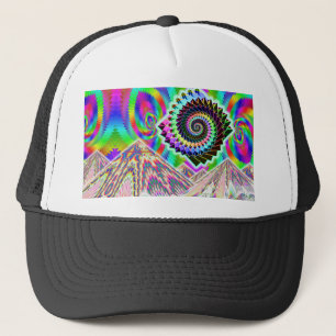 Casquette UFO au-dessus des montagnes… ART visionnaire