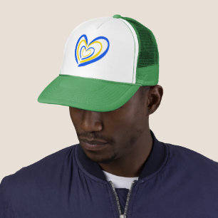 Casquette Ukraine bleue et jaune Inspirations Paix pas de gu