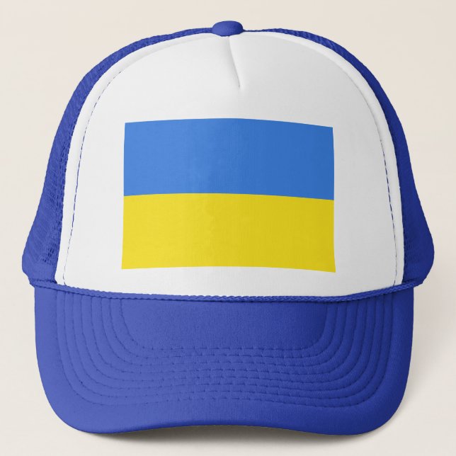 Casquette Ukraine Drapeau Trucker Chapeau Liberté (Devant)