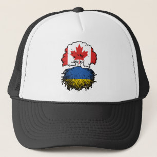Casquette Ukraine Ukrainienne Canada drapeau des racines de