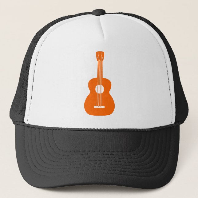 Casquette Ukulele - Orange (Devant)