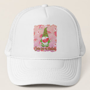 Casquette Un à Melon Green Gnome & Watermelon