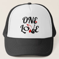 Un chapeau de Trucker de musique d'amour