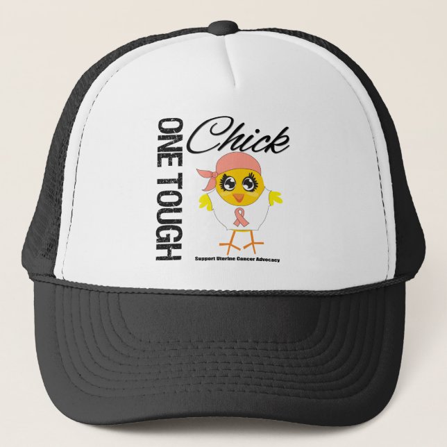 Casquette Un Chick rude Guerrier du cancer de l'utérus (Devant)