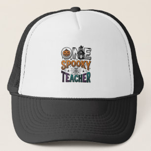 Casquette Un design vectoriel Halloween d'un professeur effr