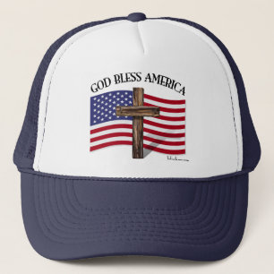 CASQUETTE UN DIEU BÉNISSENT L'AMÉRIQUE