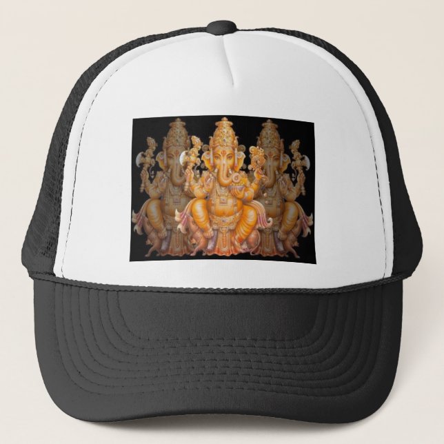 CASQUETTE UN DIEU INDOU DE GANESH (Devant)