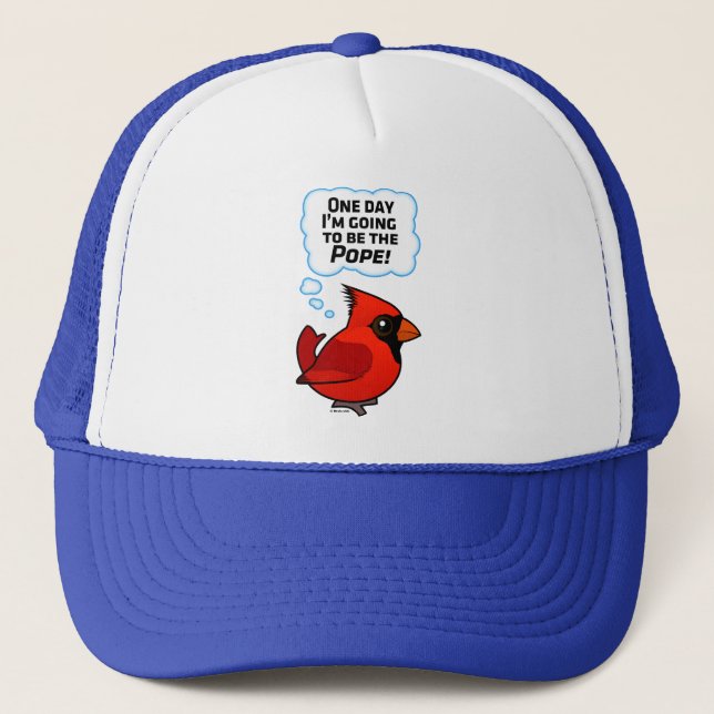 Casquette Un jour je vais être le pape ! (Devant)