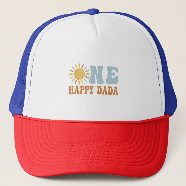 Casquette Un joyeux Dada de l'Anniversaire Premier voyage au (Devant)