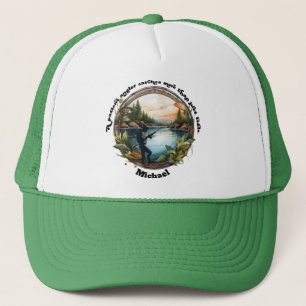 Casquette Un pêcheur pêcheur patient personnalisé