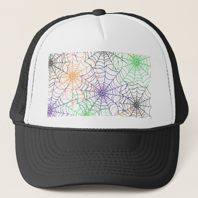 Casquette Un simple Motif Web d'Halloween Spider (Devant)