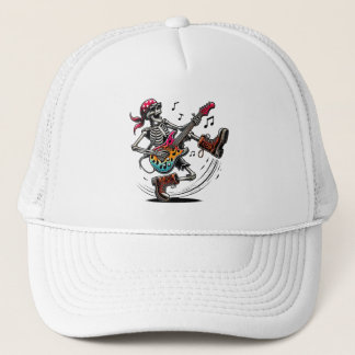 Casquette Un squelette d'étoiles rock cool