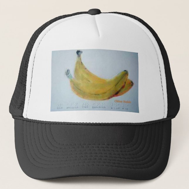 Casquette Une banane, deux bananes (Devant)