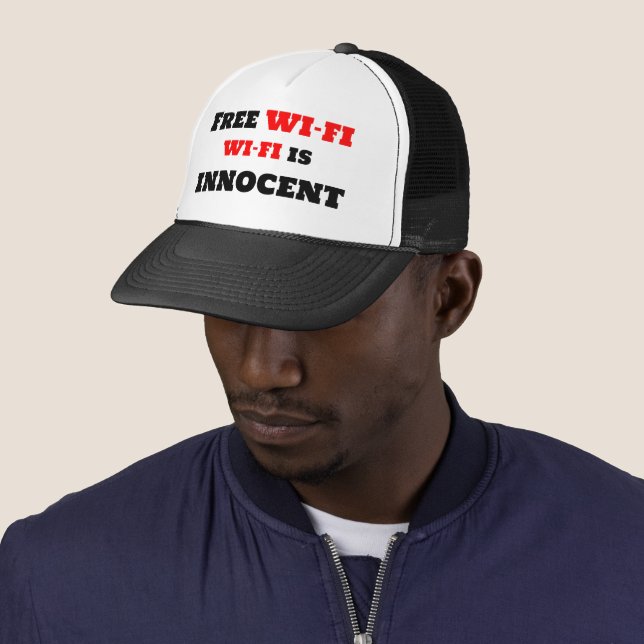Casquette Une Connexion Wi-Fi Est Disponible Gratuitement (En situation)
