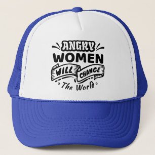 Casquette Une femme en colère va changer le monde