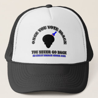 Casquette Une fois que vous vote Noir-Réélisez Barack Obama