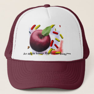 Casquette Une pomme garde le """"" parti de docteur