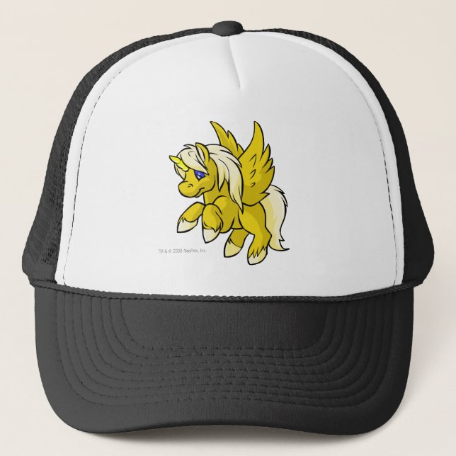 Casquette Uni jaune (Devant)