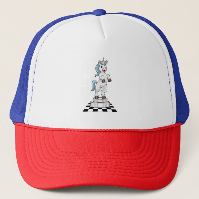 Casquette Unicorn at Chess (Devant)