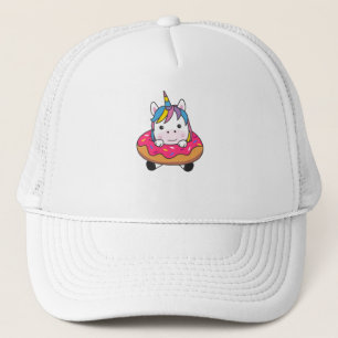 Casquette Unicorne Dans Le Donut Les licornes Sont De Mignon