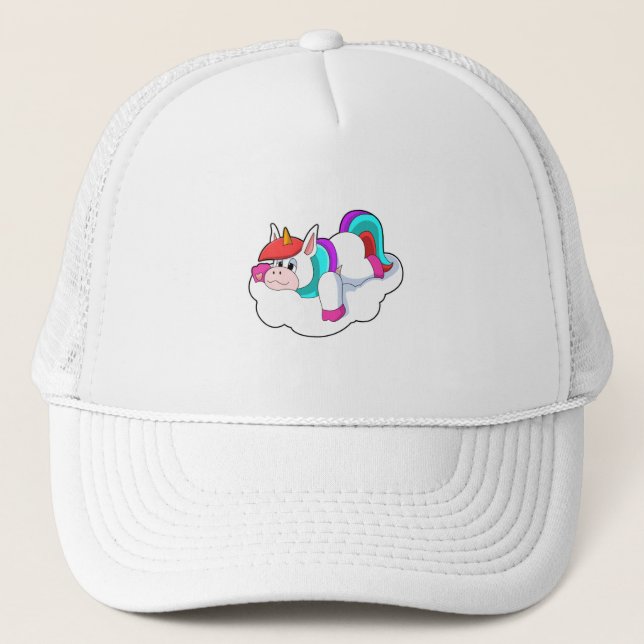 Casquette Unicorne sur les nuages (Devant)
