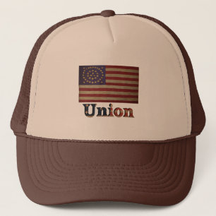 Casquette Union de la guerre civile Un magnifique drapeau de