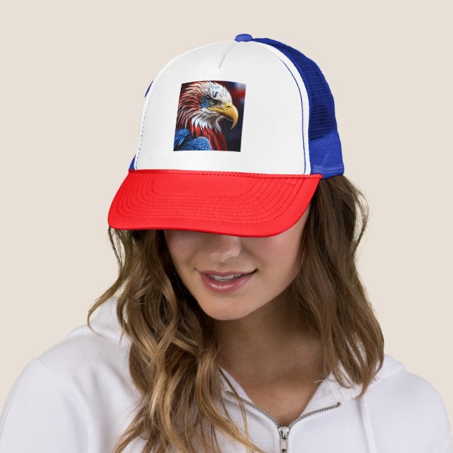 Casquette unisexe d'aigle doré (En situation)