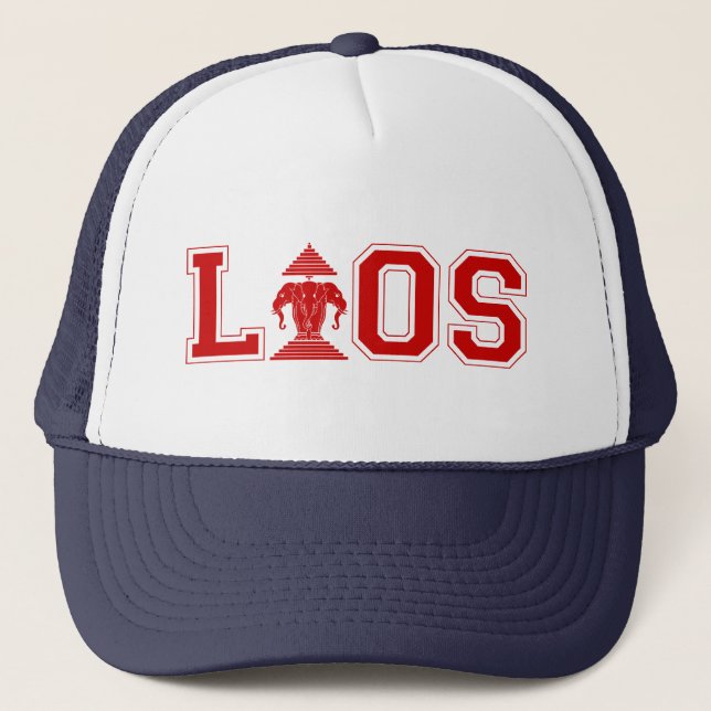 CASQUETTE UNIVERSITÉ DE LAOS (Devant)